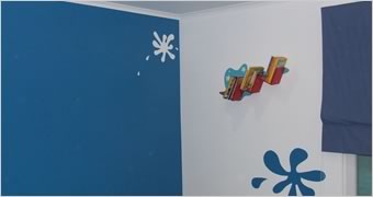Pintura decorativa com tintas acrílicas